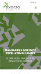 Mobile Screenshot of exacto.dk