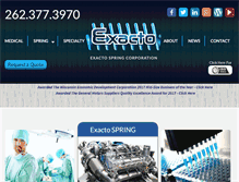 Tablet Screenshot of exacto.com